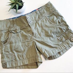 Daughters of the Liberation Army Green Shorts